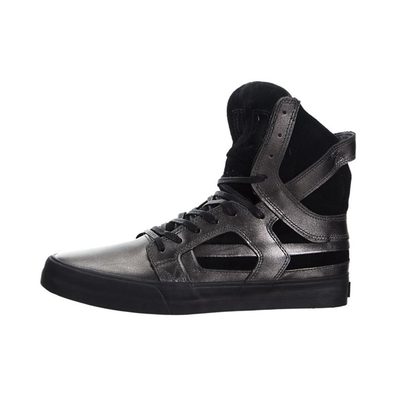 Buty Supra SKYTOP II HF - Sneakersy Wysokie Damskie - Czarne (UZNI-41863)